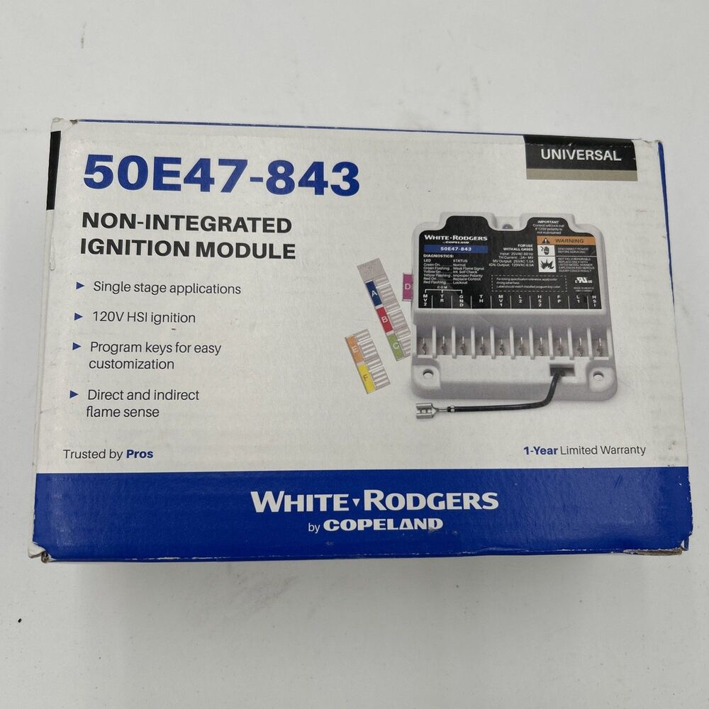 WHITE RODGERS 50E47-843 FURNACE NON-INTEGRATED IGNITION CONTROL MODULE